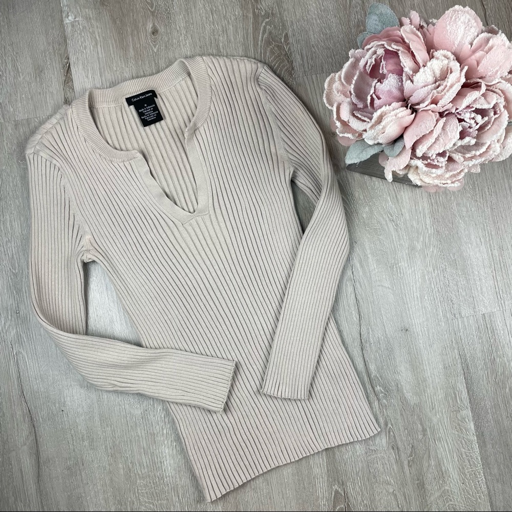 Calvin Klein Sweater Blouse Medium